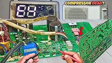Compressor Tries to Start Then Stops? Mini Split AC Board Repair (E4 Fix)