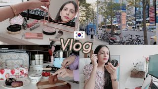 روتين عربية في كوريا ?? مكياج كوري  التسوق للمنزل | | Vlog | Life in korea | ft Yesstyle