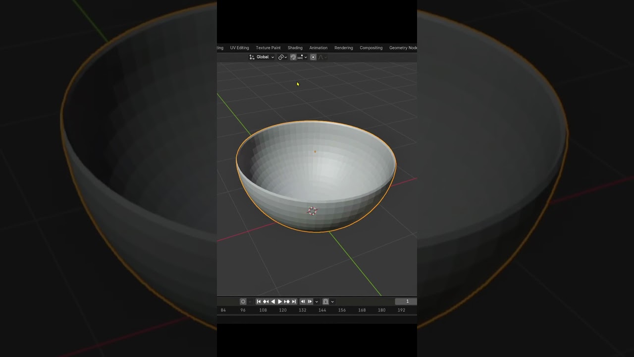 I MADE A BOWL IN BLENDER , BLENDER TUTORIALS (PART 4)  