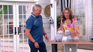 Pudgy Pals Faux Stone Garden Animal Decor on QVC