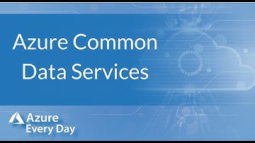 Azure Common Data Services