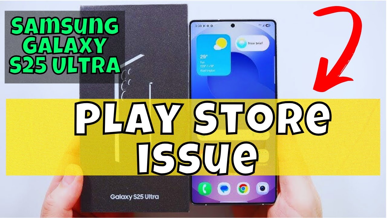 How to Fix Samsung Galaxy S25 Ultra Play store not Working Problem ...