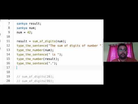 11.6 EXPLAIN RETURN DATA TYPE IN DEMO SUM OF DIGITS | AU-2022 | C Programming