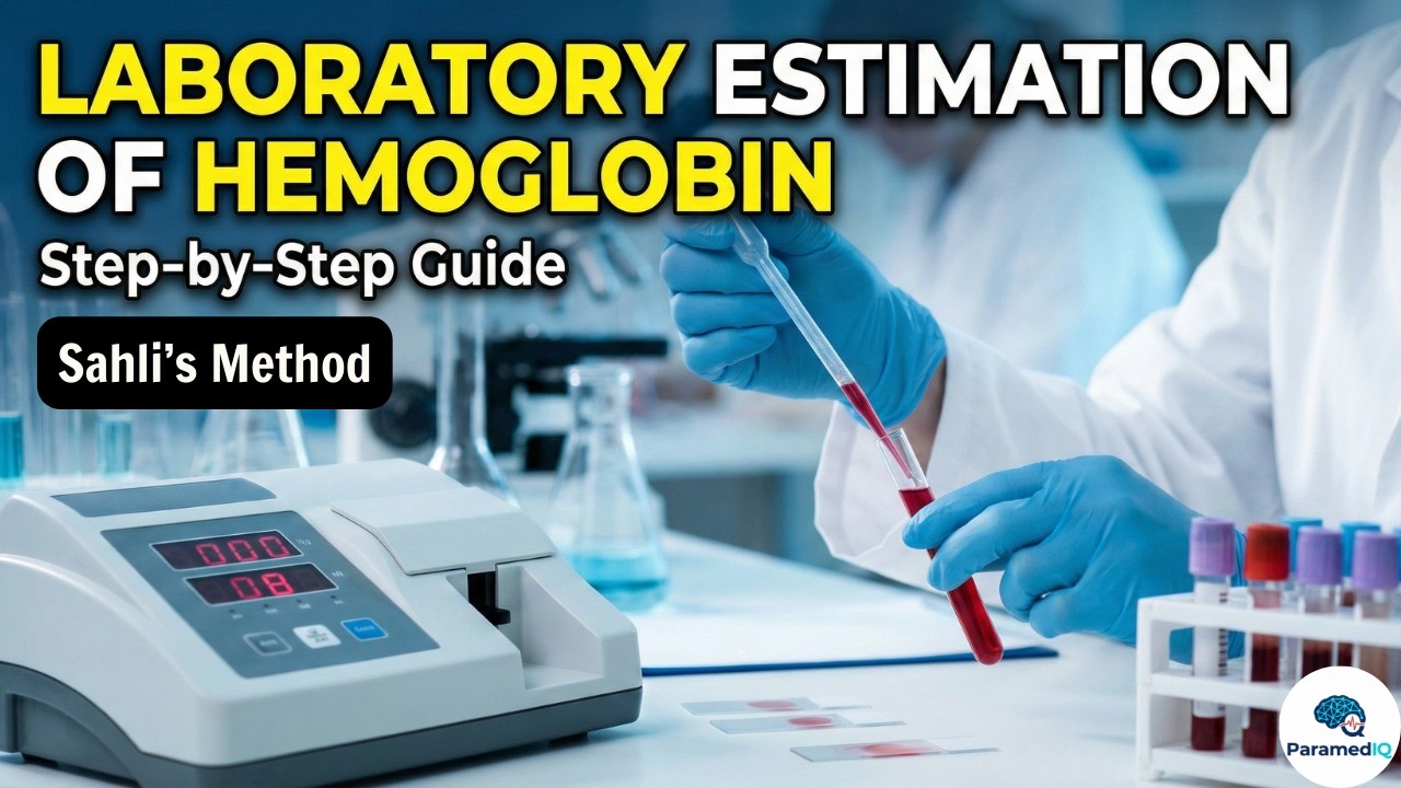 Paramed Lab Laboratory Estimation of Hemoglobin | Sahli's Method Explained ...