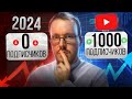 Как набрать 1000 подписчиков на YouTube с нуля в 2024 году