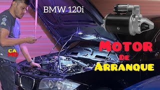 Como Arreglar cambiar Motor o sistema de Arranque BMW 120i (e87)