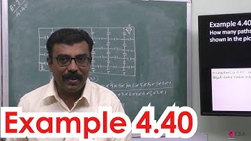 40. Maths | Combinatorics and Mathematical induction | Example 4.40