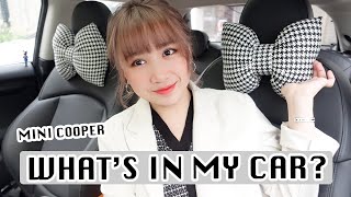 買車後的1個月~~ 我的 Mini Cooper放了什麼? Whats in my car? 🐝 Mira 咪拉