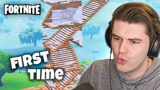 Zero Builder Tries BUILDING For the FIRST TIME!