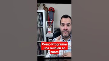 Como Programar una Reunión de Zoom