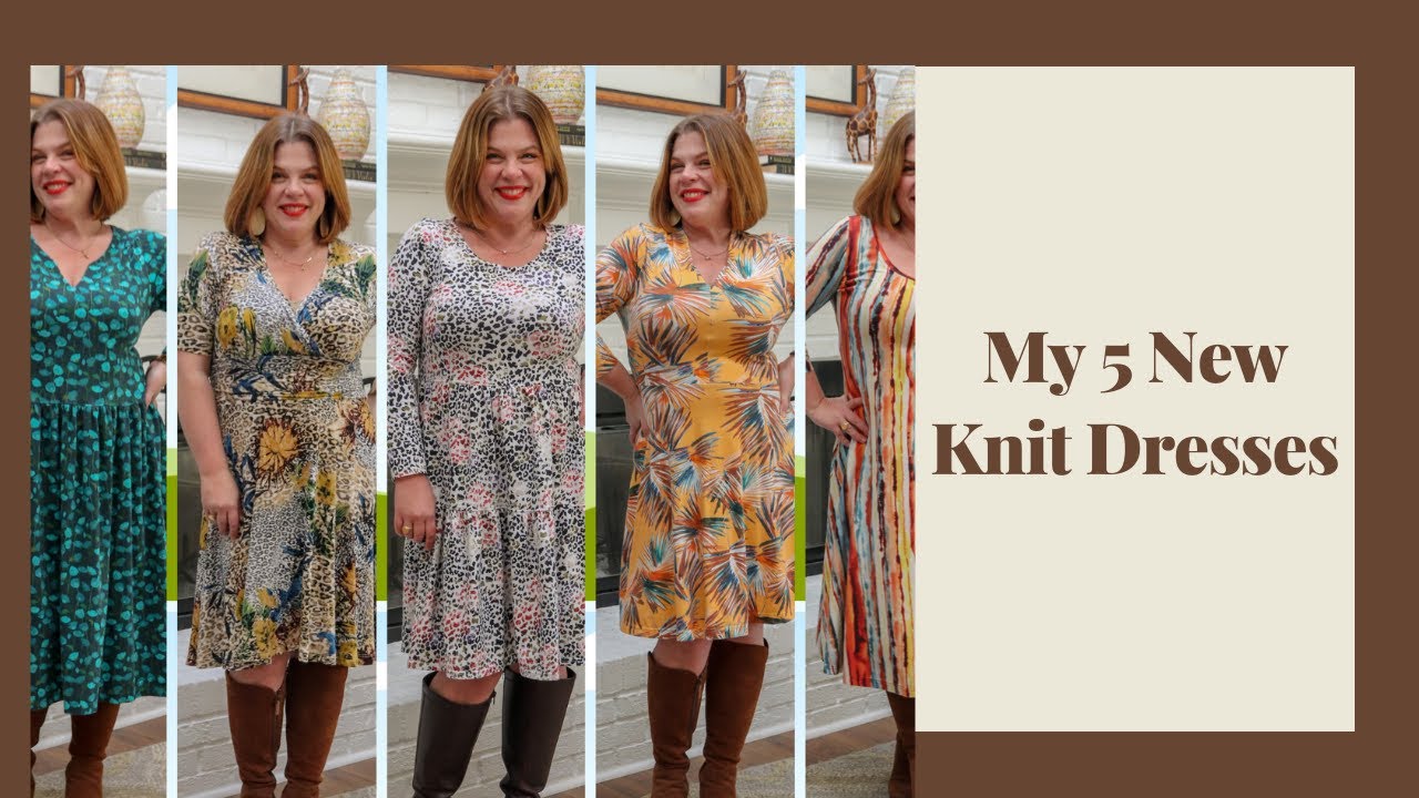 My 5 New Knit Dresses