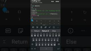 Factorial using recursion C++