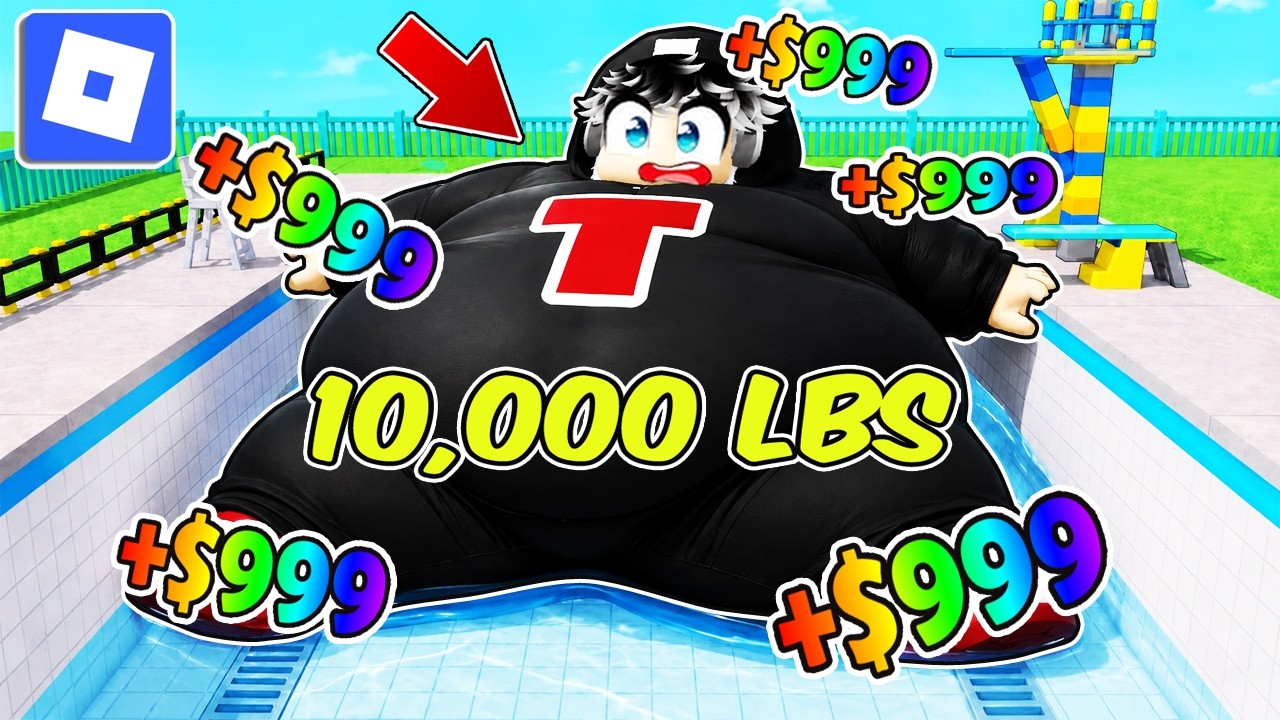 NAGPATABA AKO PARA MAGING MILYONARYO sa ROBLOX | Roblox | GET FAT to SPLASH |