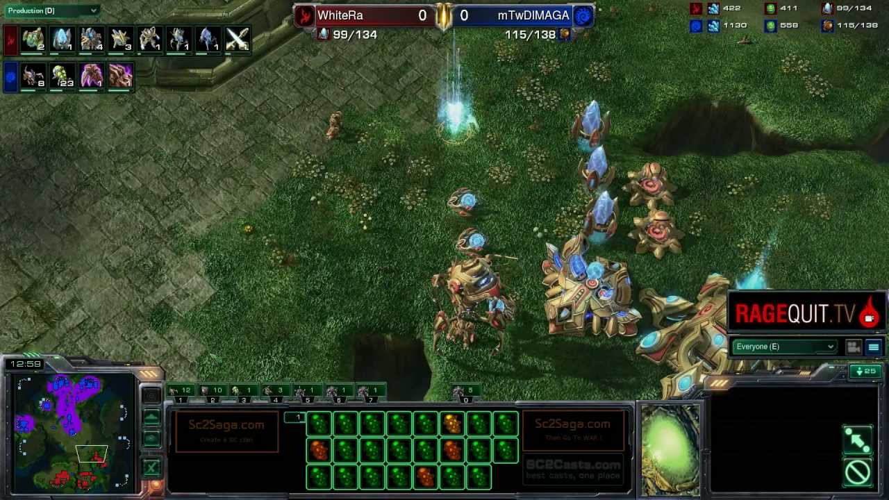 WhiteRa(P) v Dimaga(Z) - G1 - Tal'Darim Altar - SC2Saga.com Showmatch