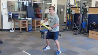 Shoulder Flexion (Diagonal Plate Raise)
