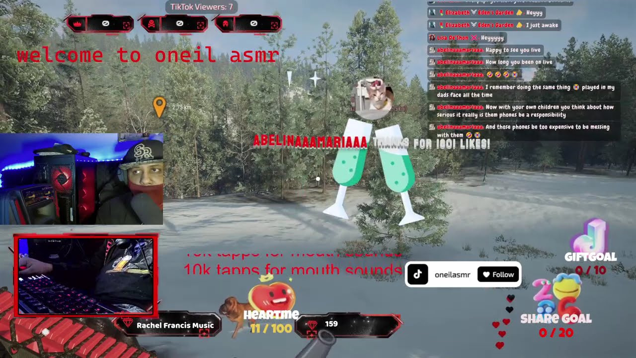 ASMR KEYBOARD AND  GAMING WITH MOUTH Sound