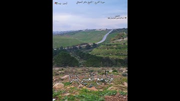 سورة الشرح|الشيخ ماهر المعيقلي|خاشعة|حالات قران واتس|ربيع ايدون اربد الاردن #spring #spring2024