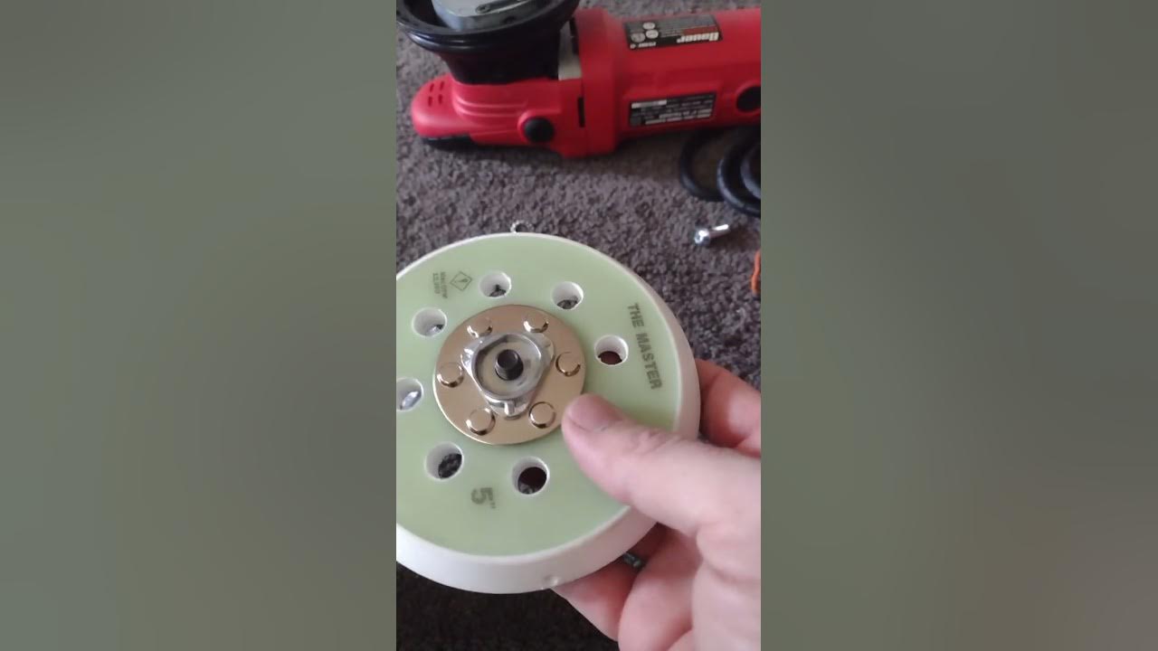 Bauer 6 inch random orbital polisher mods. YouTube