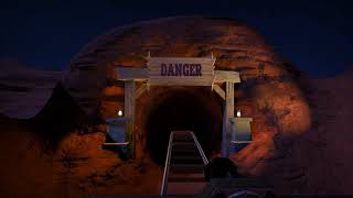 : "Vulture Valley" - Western Ghost Town and Mine Shaft | Planet Coaster Dark Ride