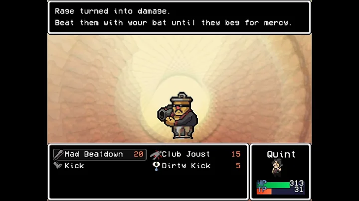Quint as a party member Lisa the Timeless