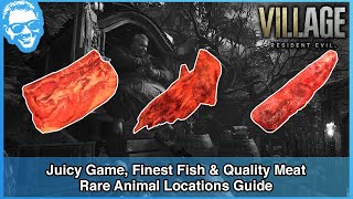 Juicy Game, Finest Fish, & Quality Meat Locations - Duke's Kitchen - Resident Evil Village [4k HDR] screenshot 2