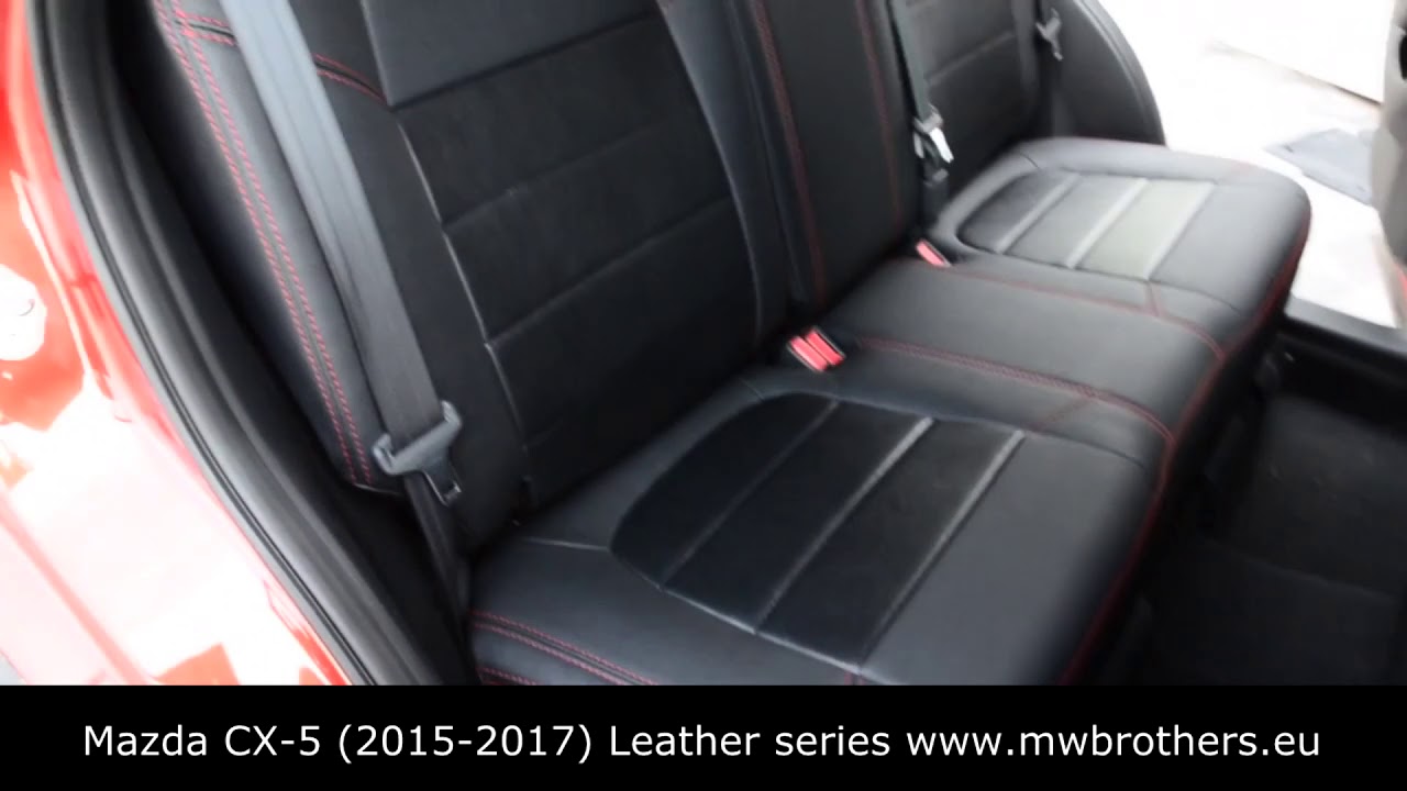 Mazda CX 5 restyling (2015,2016,2017) seat covers MW Brothers Leather