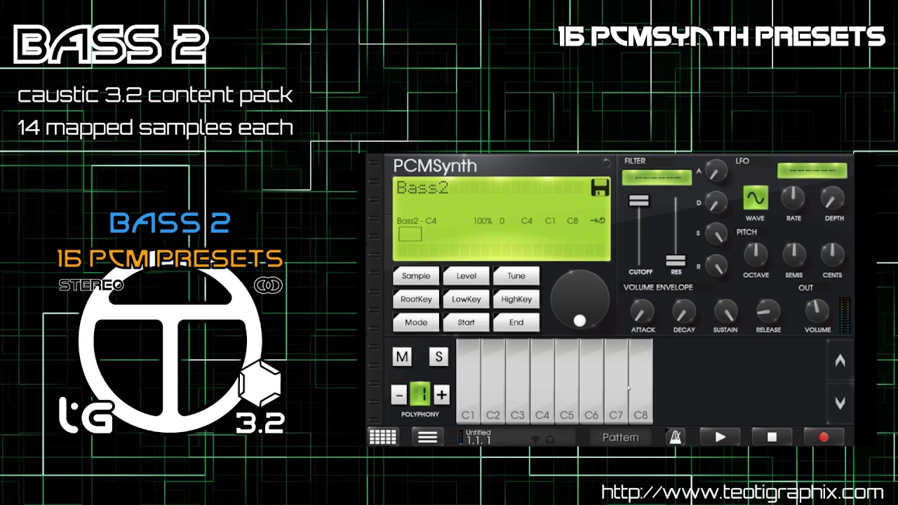 Caustic 3.2 Bass Pack 2 YouTube