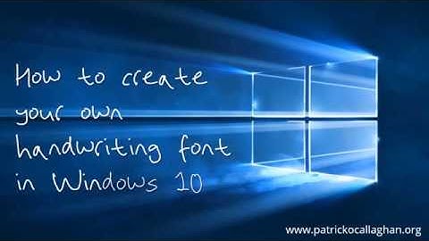 Create a personal font with your own handwriting using a stylus in Microsoft Font Maker.