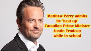 Matthew Perry admits he 