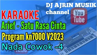 Arief - Satu Rasa Cinta [Karaoke] Kn7000 - Nada Pria -4
