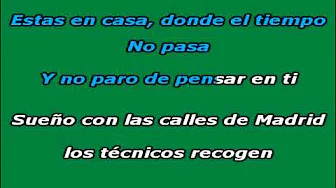 LA CARRETERA - HOMBRES G - KARAOKE LA CARRETERA - HOMBRES G - KARAOKE