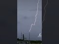 Lightning strikes NASA launch towers