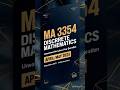 MA 3354 DISCRETE MATHEMATICS Previous Year Questions APRIL/MAY 2024 Anna Univ Reg 2021