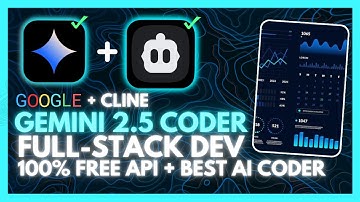 NEW Gemini 2.5 Pro + Cline: FULLY FREE AI Coder! Develop a Full-stack App For FREE Without ANY Code!