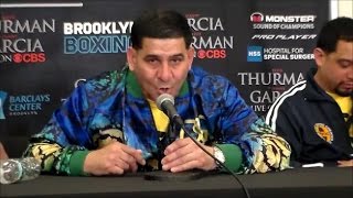 ANGEL GARCIA GOES OFF; DISGUSTED THAT KEITH THURMAN \\