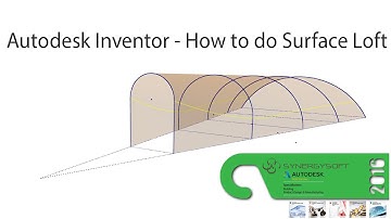 Autodesk Inventor - How to do Surface Loft