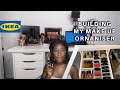 DYI: How to build a make up Organizer using Alex draws from IKEA