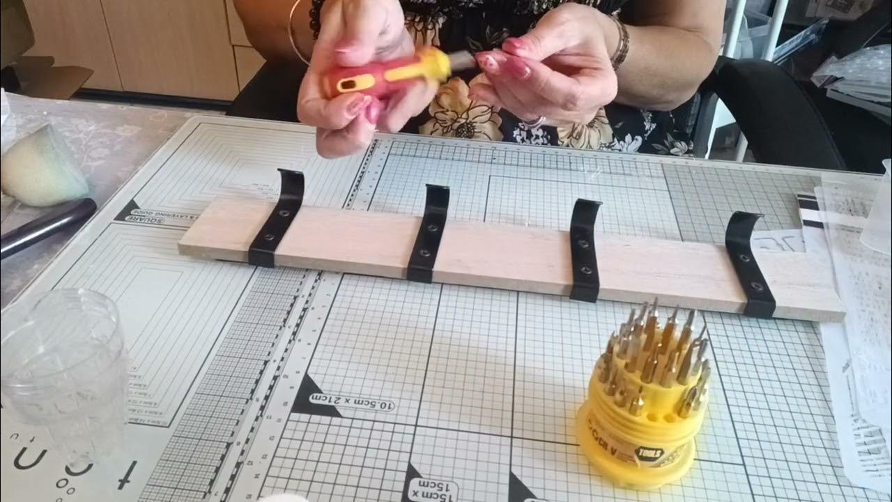 Tutoriel organiseur maquillage bijoux ou bureau résine époxy♥️ 