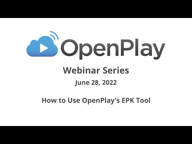 How to Use OpenPlay's EPK Tool class=