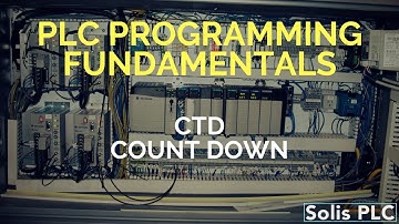 PLC Programming Timers Counters - CTD | Count DOWN Instruction RSLogix Studio 5000
