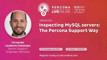 Fernando Laudares Camargos - Percona - Inspecting MySQL servers: The Percona Support Way