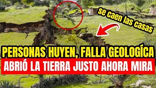 Peor que Terremoto 8.0, Falla Geologíca Abre y Parte a este País hoy, personas huyen peligro