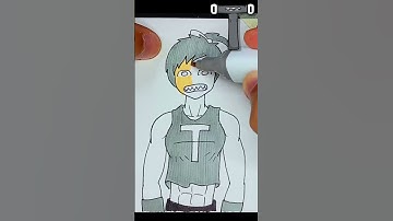 Drawing Alphabet Lore Human (Muscular Mode) / Humanized Alphabet Lore/T #alphabetlore#drawing