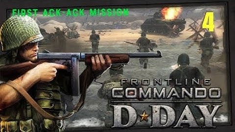 Frontline Commando: D-Day Walkthrough First Ack-Ack Mission Utah Part 4