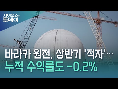 바라카 원전, 상반기 '적자'...누적 수익률도 -0.2% / YTN 사이언스