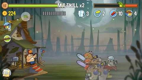 атаки Болотный монстр, Episode 3 Level 9 - Swamp Attack Gameplay