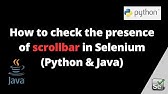 Selenium With Python Tutorial 16- How To Scroll Web Pages In Selenium -  Youtube
