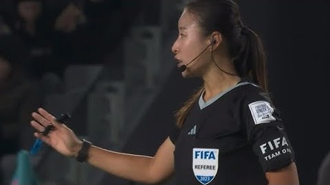 Mic’d up Korean referee Hyeon-Jeong Oh got a bit confused at the women’s World Cup | Spain Vs Zambia