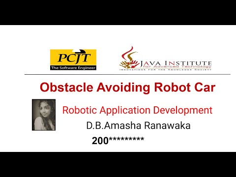 Obstacle Avoiding Robot Car | Java Institute | PCJT Software Engineering