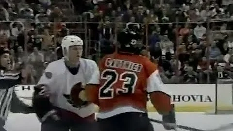 Chris Neil vs Denis Gauthier